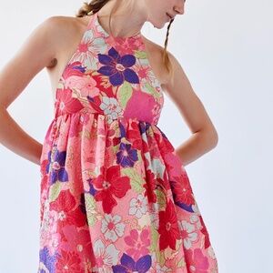 Free People - "Passion Flower Mini Dress"- Worn Once!